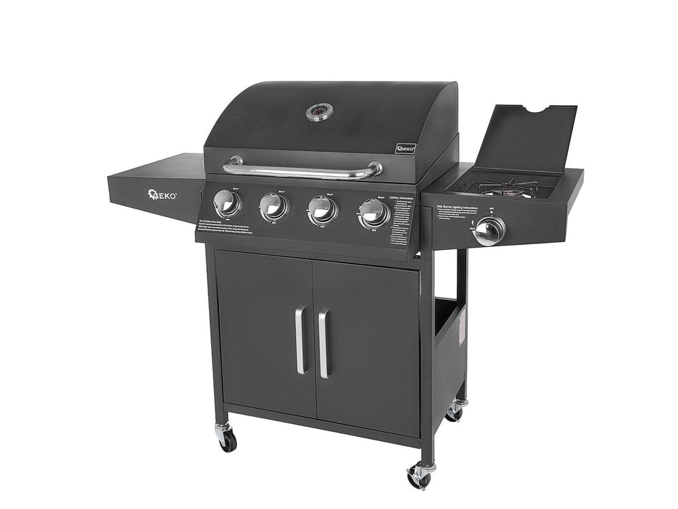 Gasbarbecue 5 branders (4 + 1) 15 kW