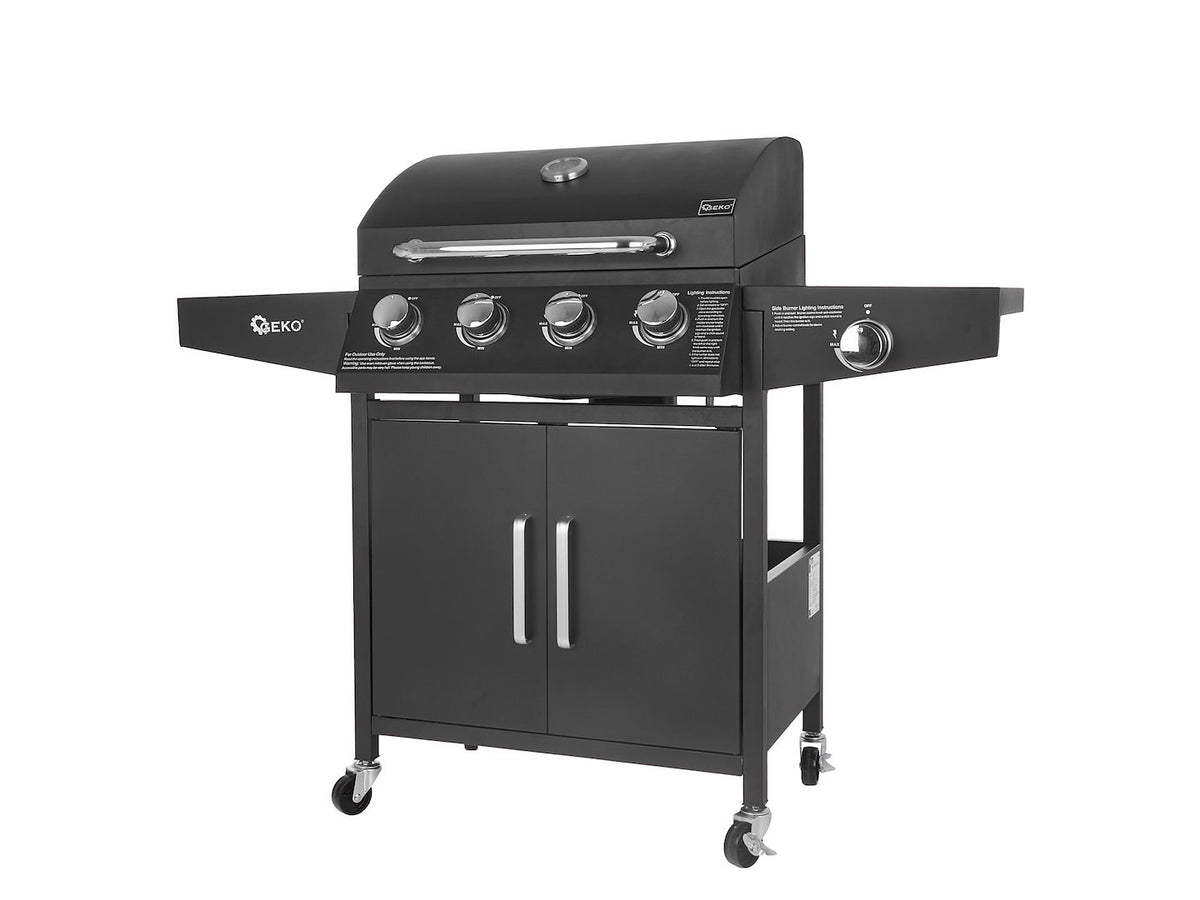 Gasbarbecue 5 branders (4 + 1) 15 kW