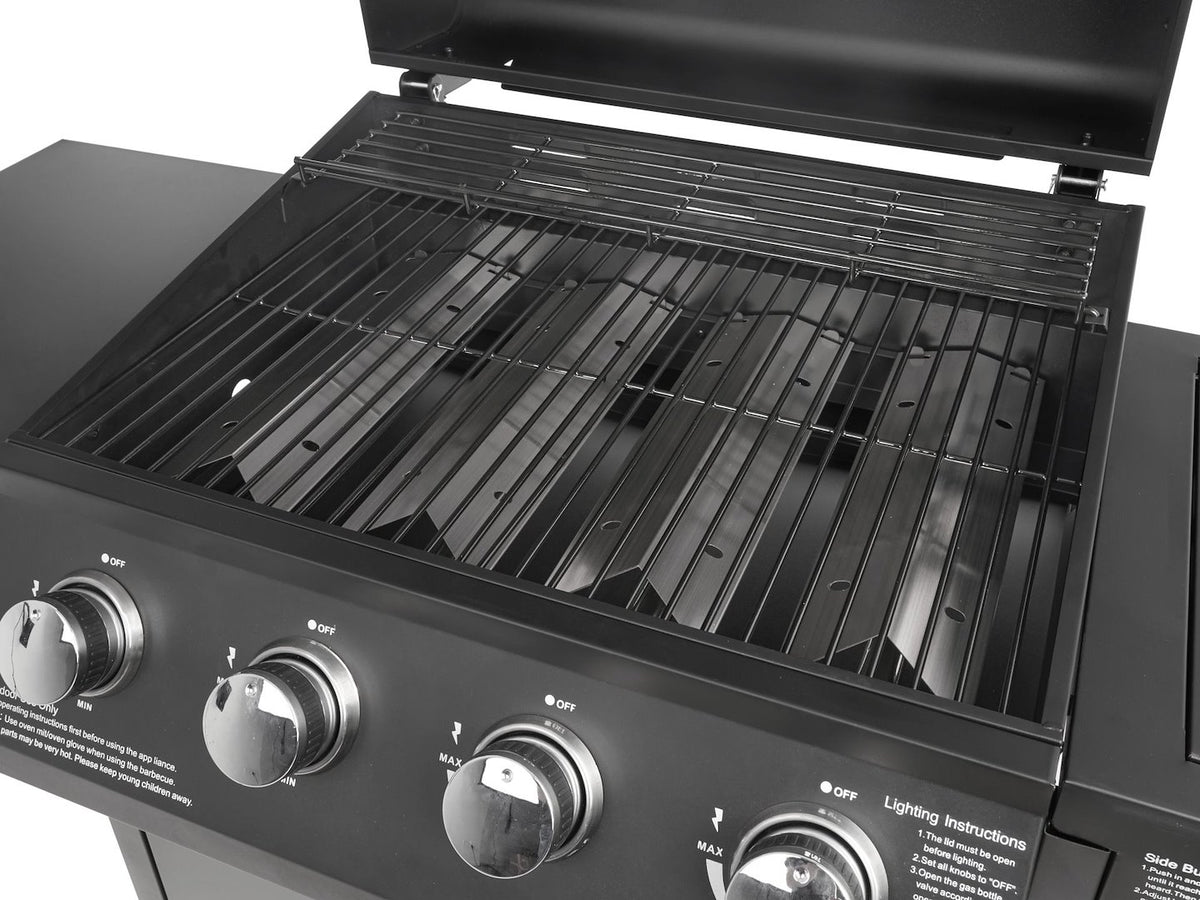 Gasbarbecue 5 branders (4 + 1) 15 kW
