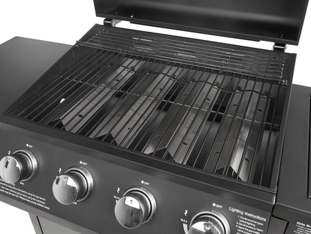 Gasbarbecue 5 branders (4 + 1) 15 kW