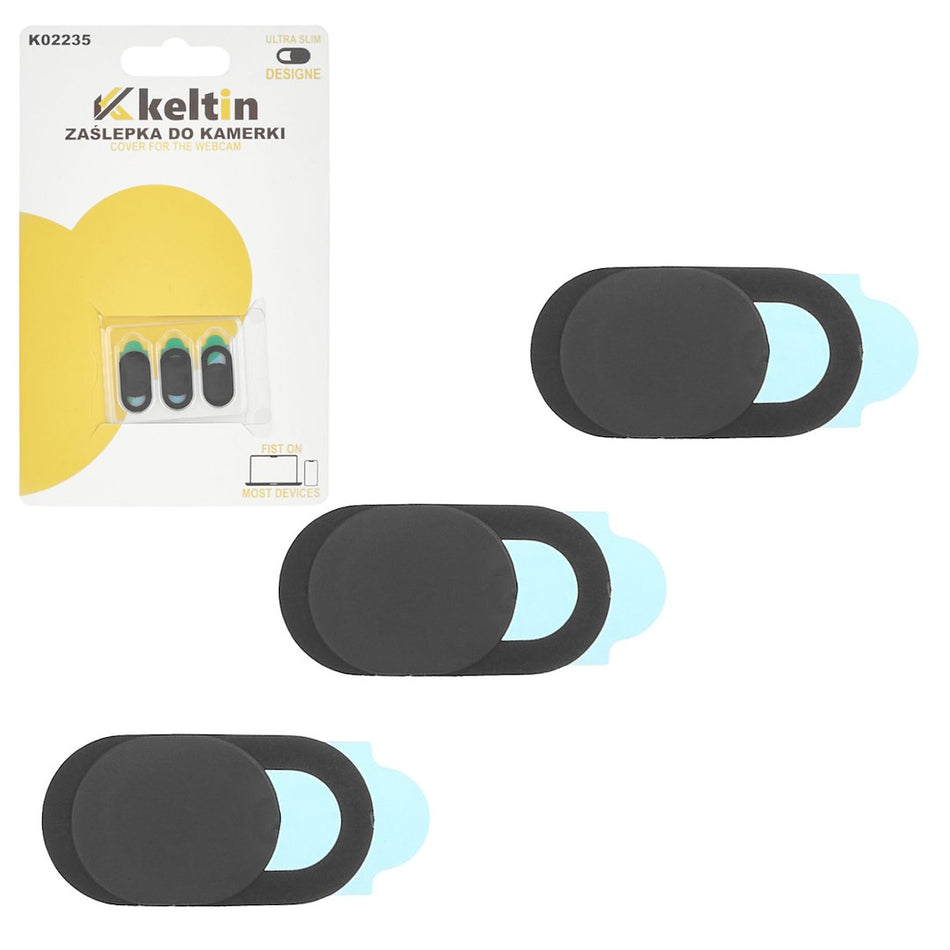 Set van 3 webcamcovers