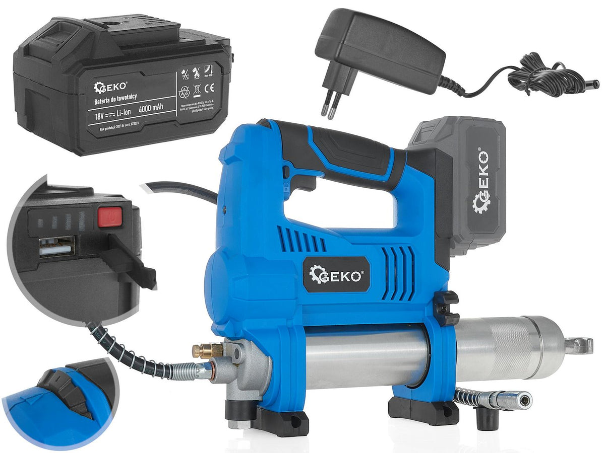 Accuvetspuit zonder snoer met 4,0Ah batterij & oplader
