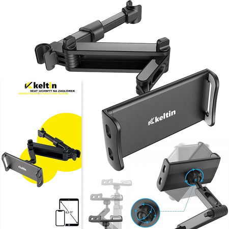 Hoofdsteunhouder voor tablet of mobiele telefoon