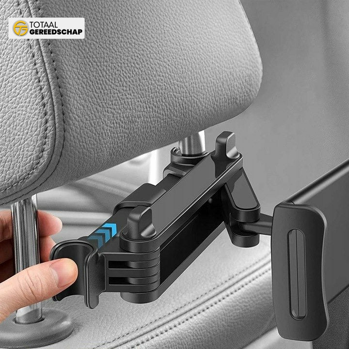 Seat headrest holder for tablet or mobile phone