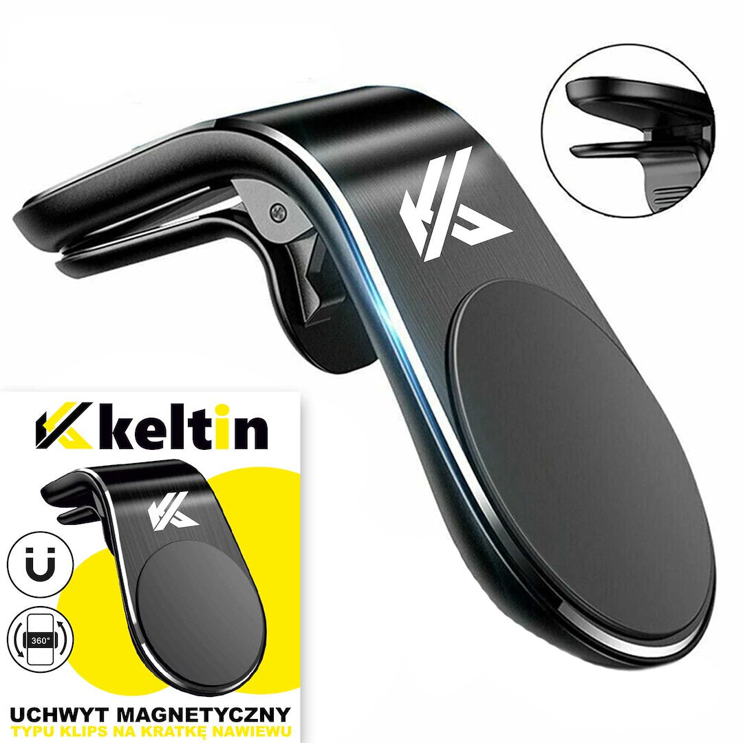 Universele magnetische telefoonhouder voor luchtrooster (klemtype)