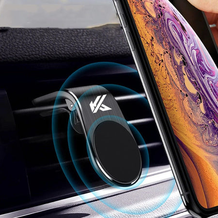 Universele magnetische telefoonhouder voor luchtrooster (klemtype)