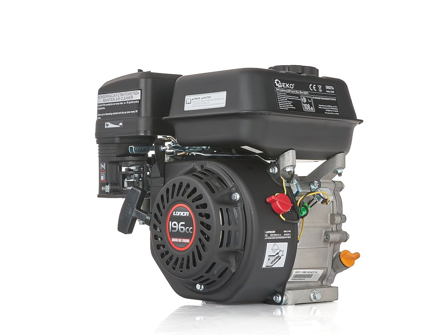 Benzinemotor Loncin 196cc 20mm EURO 5