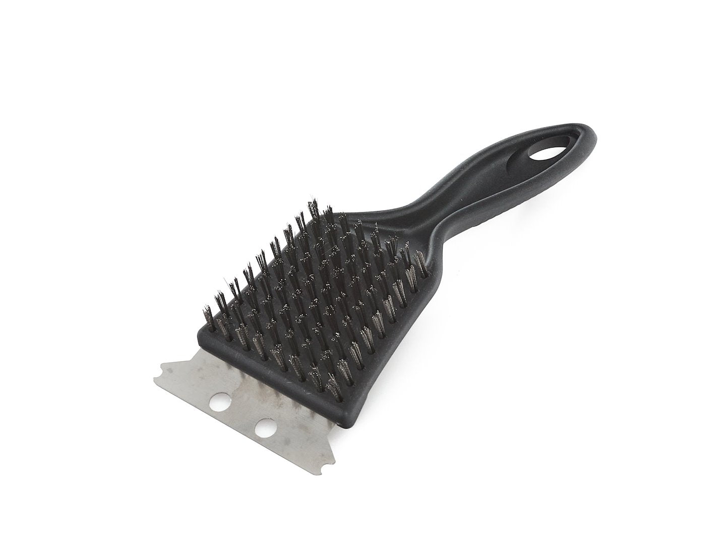 2-in-1 barbecueborstel met schraper