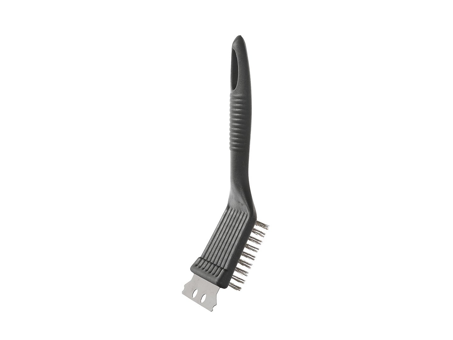 2-in-1 barbecueborstel met schraper