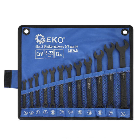 Combinatensleutel ovaalset 6-22mm 12 stuks