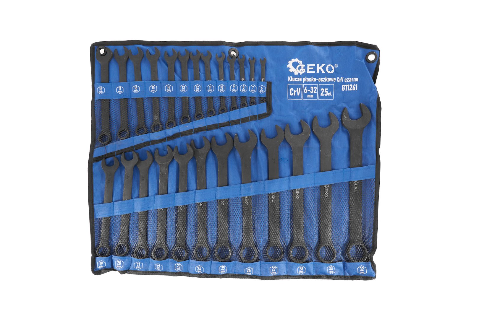 Combinatensleutel ovaalset 6-32mm 25 stuks
