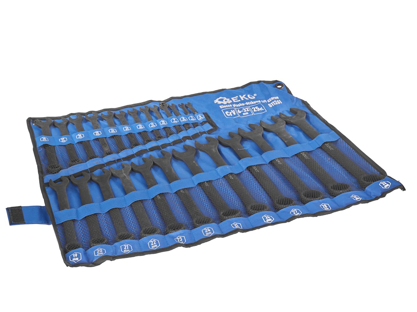 Combinatensleutel ovaalset 6-32mm 25 stuks