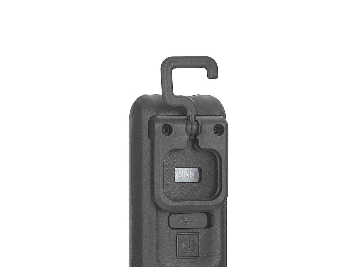 3+3 LED COB 1200mAh werkplaatslamp met houder en magneet