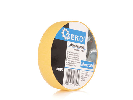 Gele schilderstape 30 mm x 50 m
