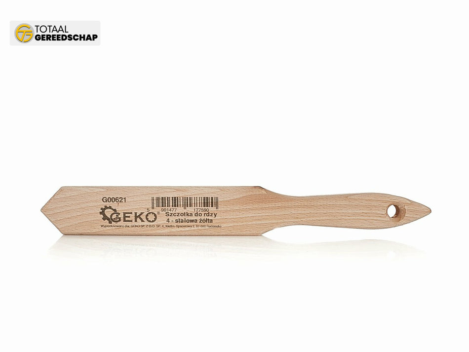 4-row wire brush rust removal (wooden handle)