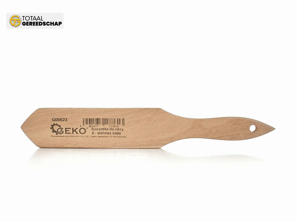 6-row wire brush rust removal (wooden handle)