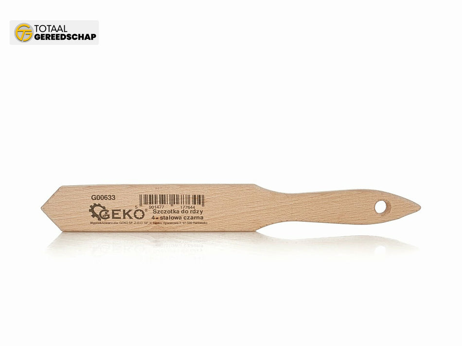 PL Wire brush for rust black 4 rows wood (30)