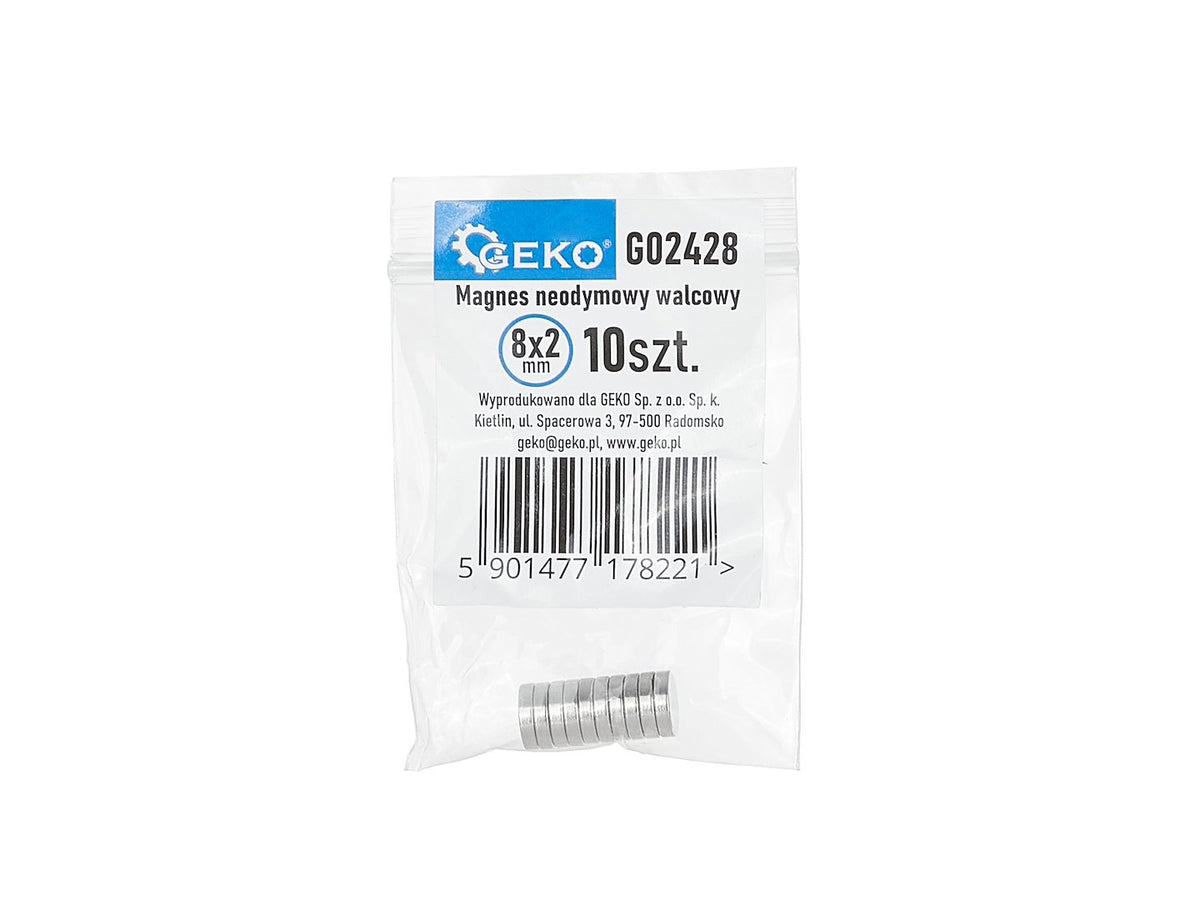8x2mm ronde neodymiummagneten