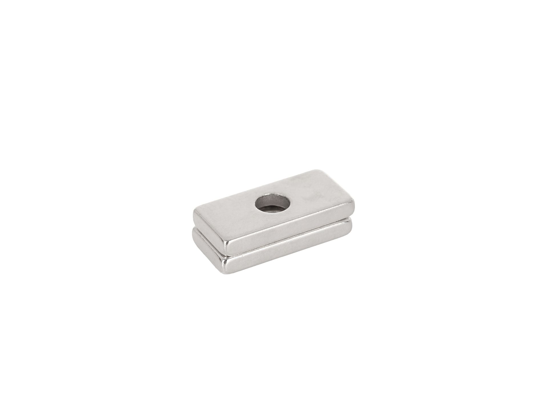 20x10x3mm rechthoekige neodymiummagneten met schroefgat
