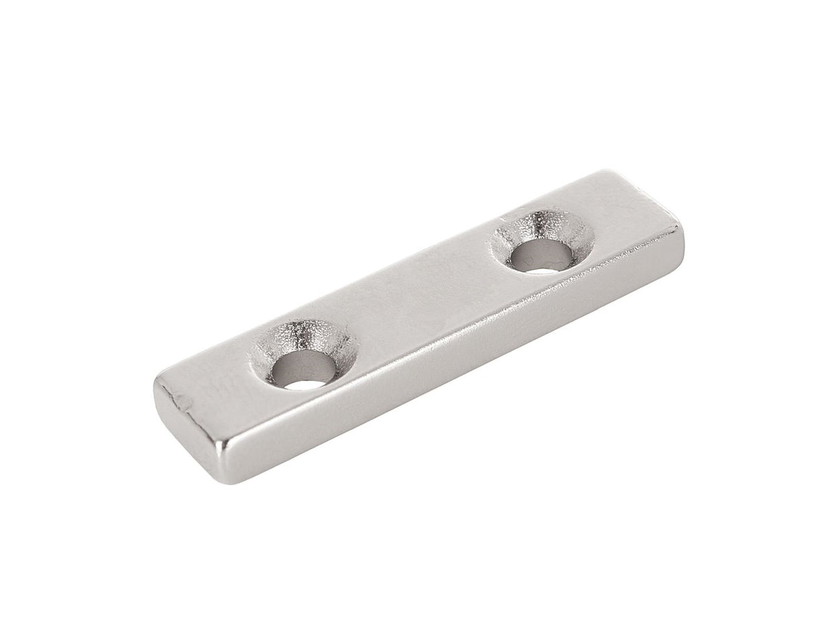 40x10x5mm rechthoekige neodymiummagneten met schroefgaten
