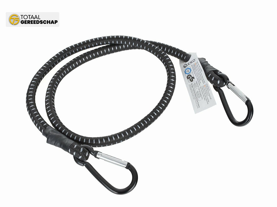 Bungee cord with carabiners 10mm x 90cm