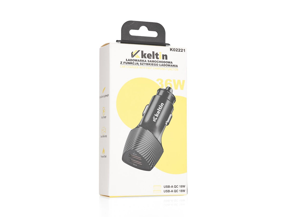 Autolader 36W 7.2A (QC3.0)