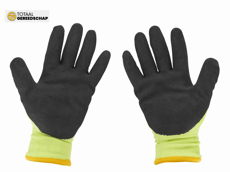 Thermal fluorescent work gloves size 8