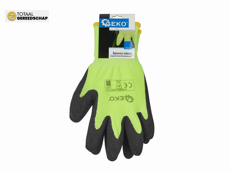 Thermal fluorescent work gloves size 11
