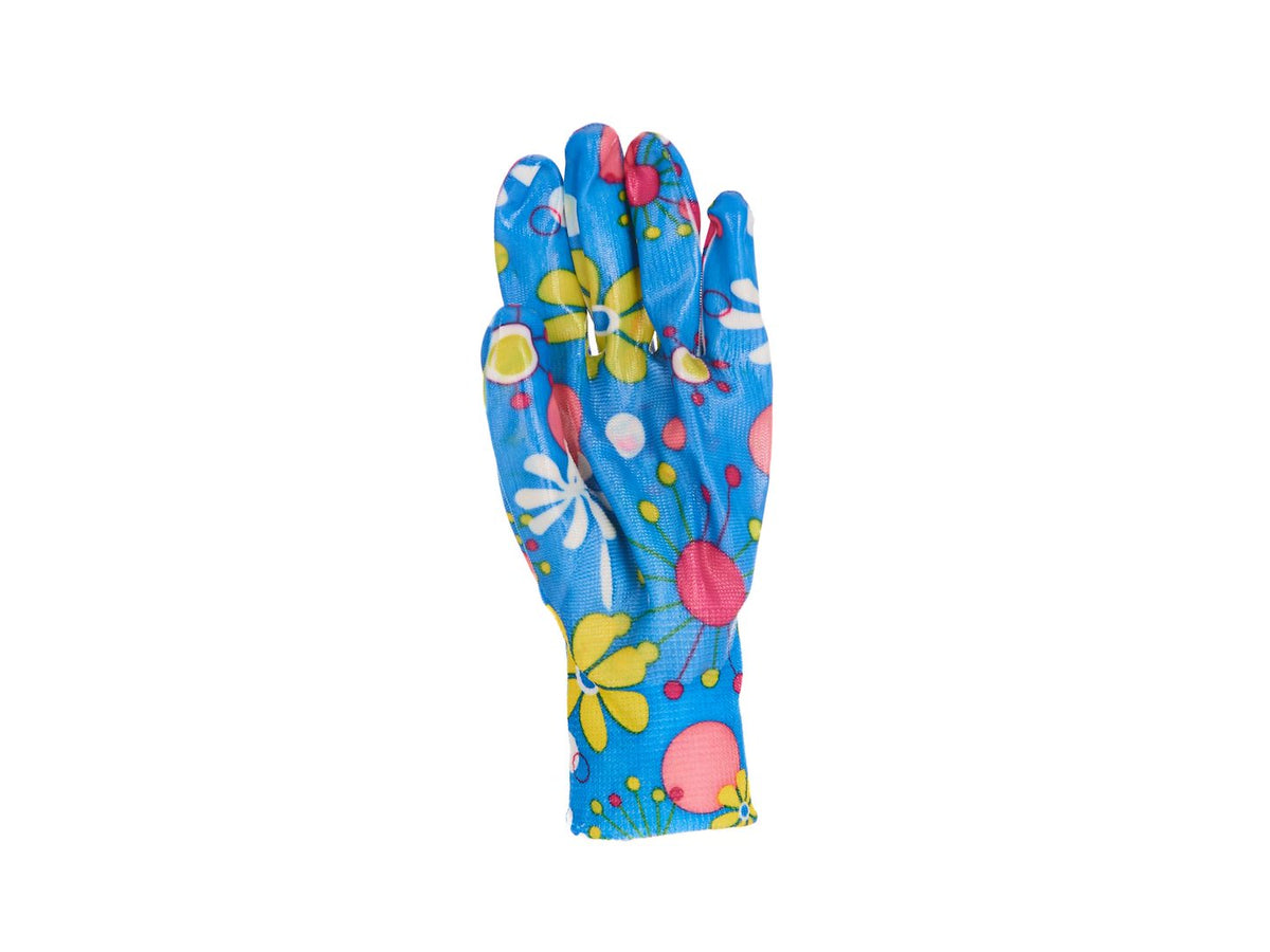 Dames werkhandschoenen met nitrilcoating maat 6
