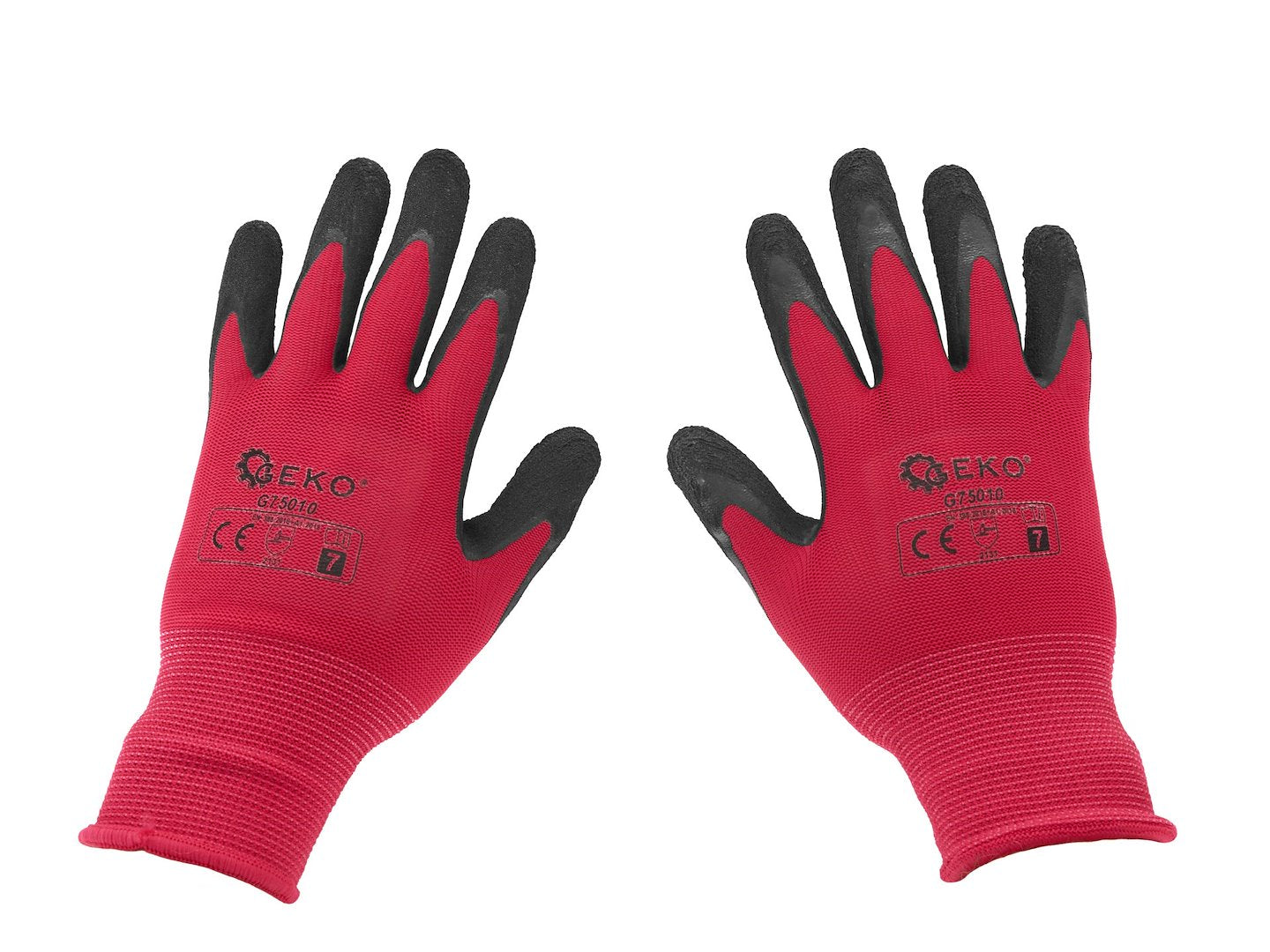 Gecoate beschermhandschoenen maat 7 – roze
