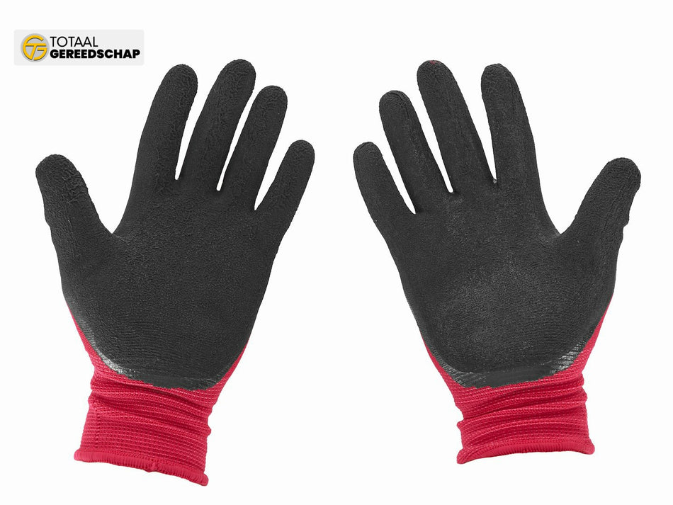 Coated protective gloves size 7 – pink