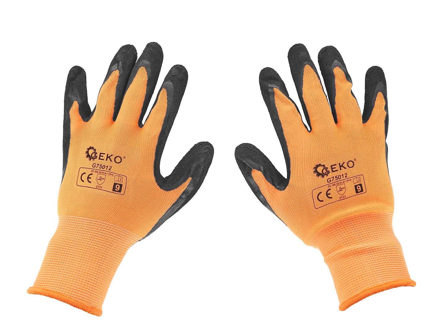 Gecoate beschermhandschoenen maat 9 – oranje