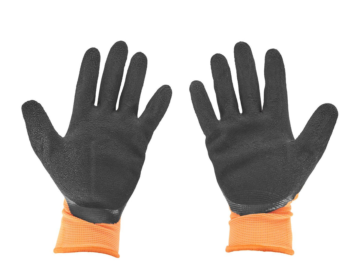 Gecoate beschermhandschoenen maat 9 – oranje