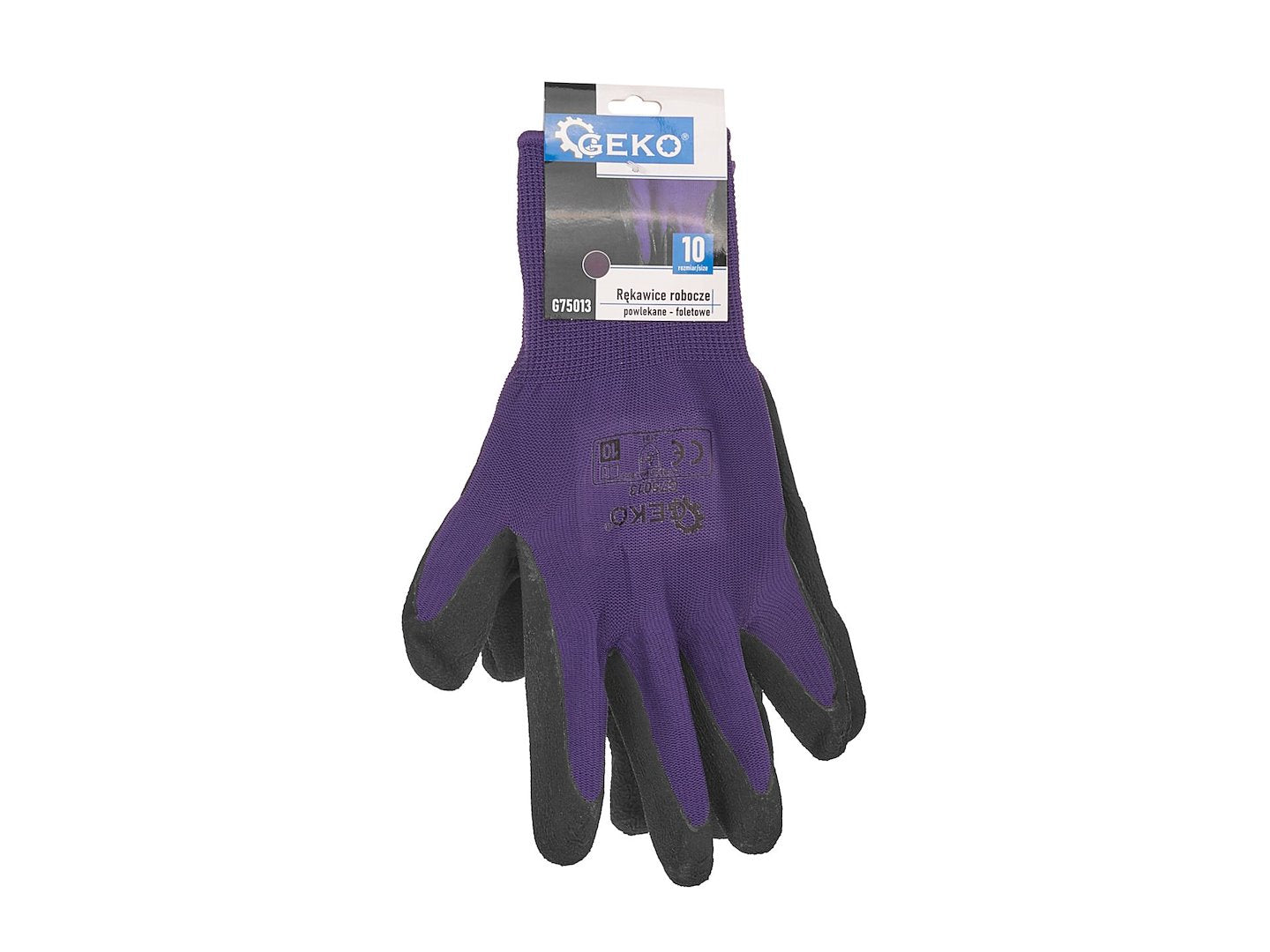 Gecoate beschermhandschoenen maat 10 – paars