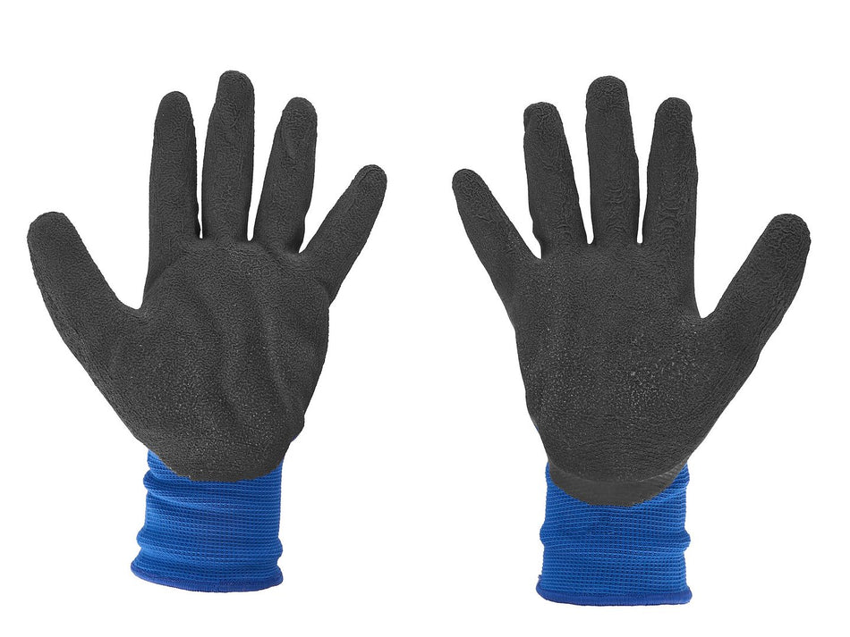 Gecoate beschermhandschoenen maat 12 – donkerblauw