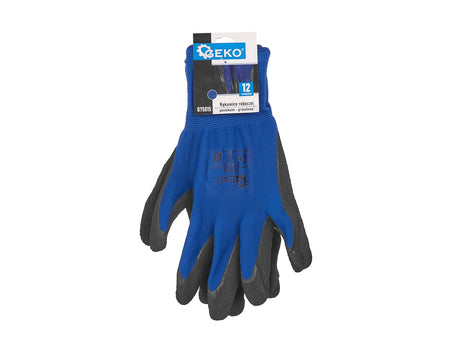 Gecoate beschermhandschoenen maat 12 – donkerblauw