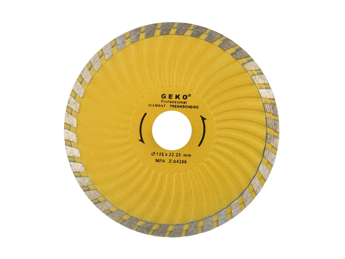 Continue Turbo Plus rand diamantzaagblad 125x22mm GEKO Profi