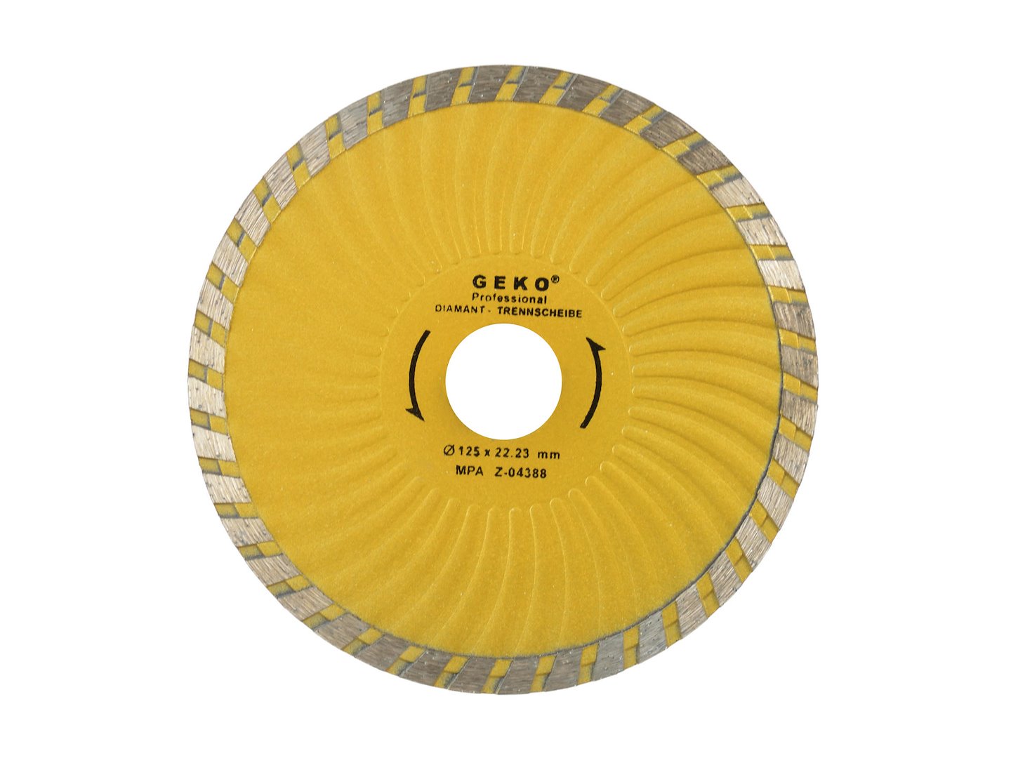 Continue Turbo Plus rand diamantzaagblad 125x22mm GEKO Profi