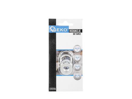 Reductieringenset 4 stuks (25,4-22,2;25,4-20;25,4-16;25,4-12,7)