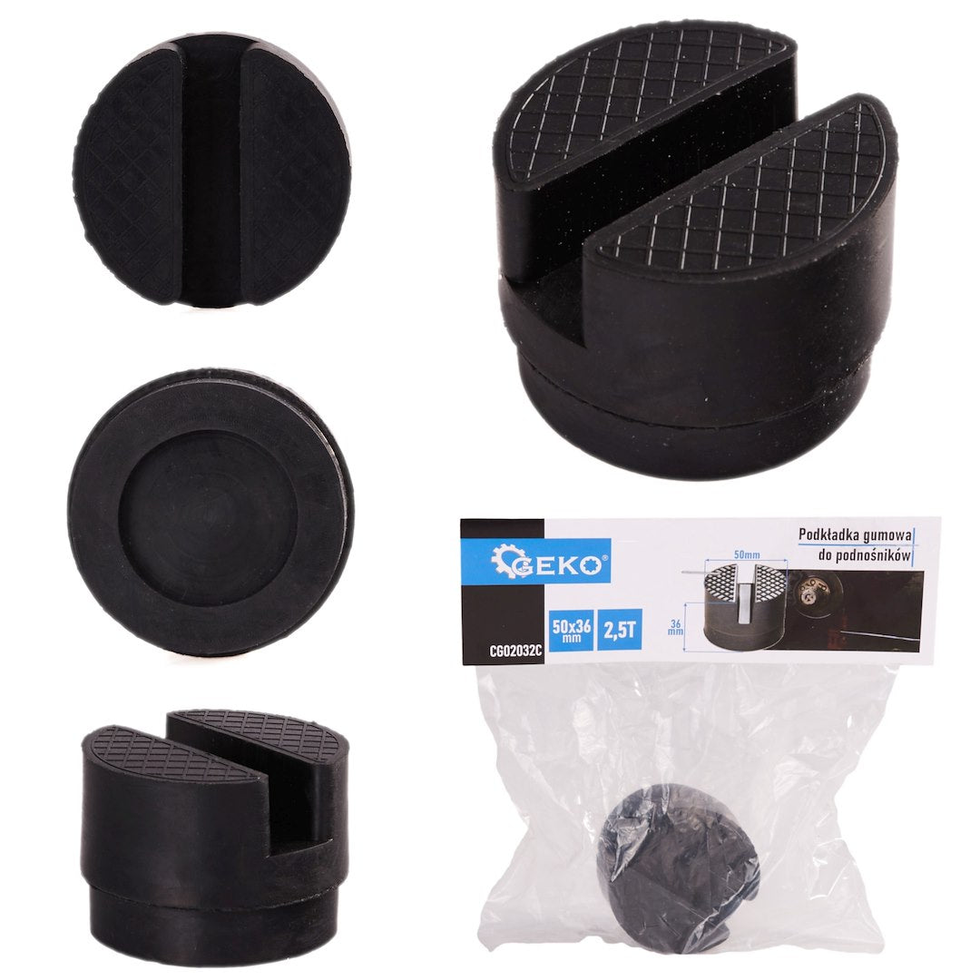 Rubberen pad voor krikwagens 2,5T (50x36mm)