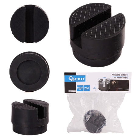 Rubberen pad voor krikwagens 2,5T (50x36mm)