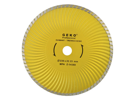 Continue Turbo Plus rand diamantzaagblad 230x22mm GEKO Profi