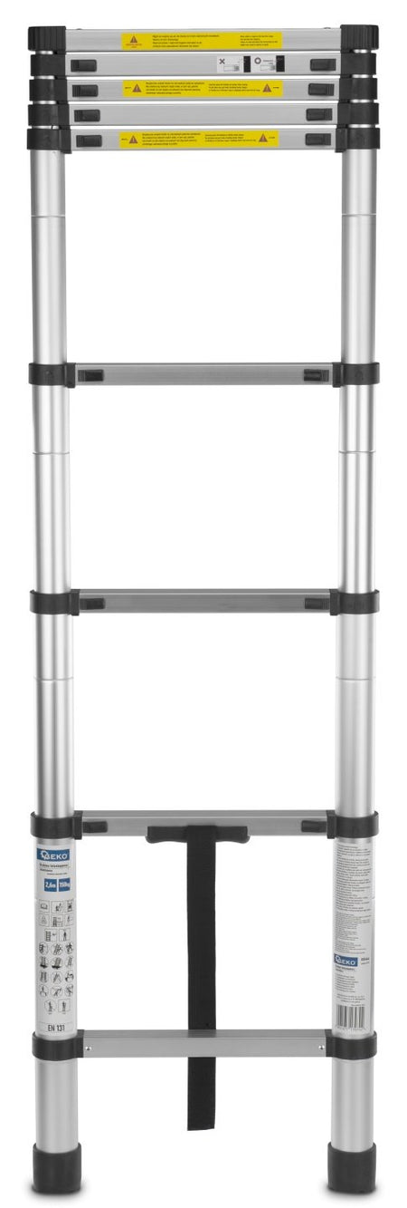 2,6 m telescopische aluminiumladder 150 kg