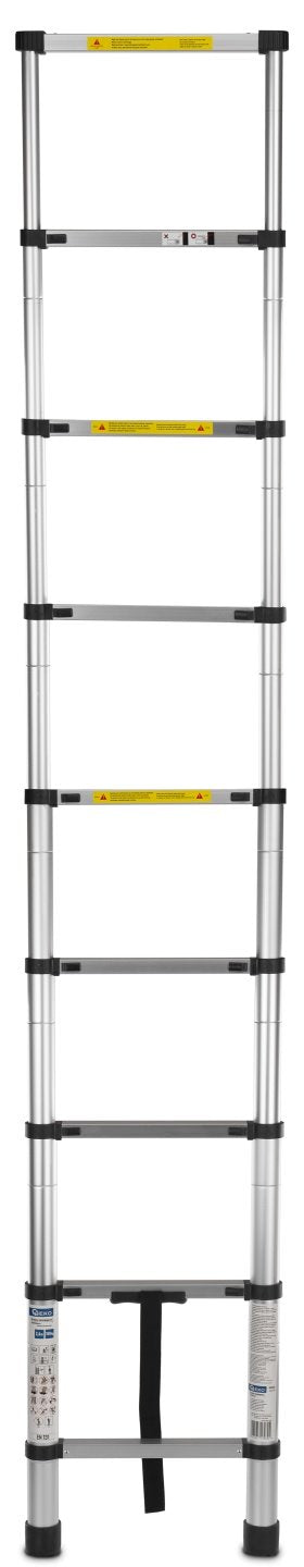 2,6 m telescopische aluminiumladder 150 kg