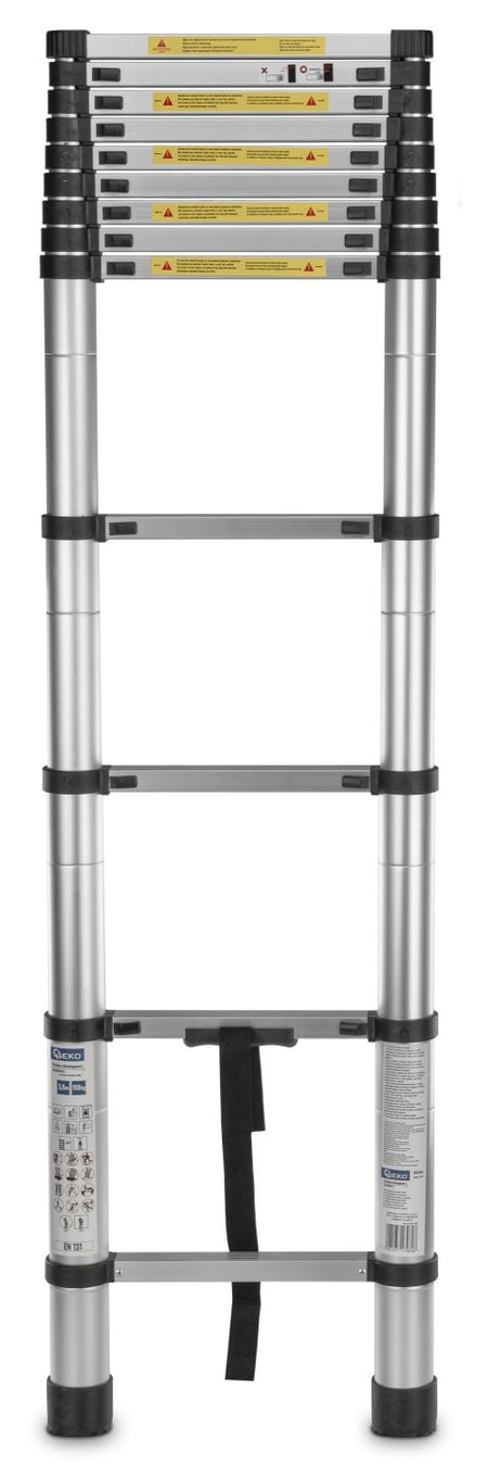 3,8 m telescopische aluminiumladder 150 kg