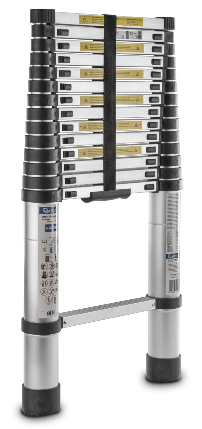 4,4 m telescopische aluminiumladder 150 kg