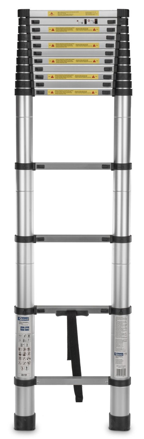 4,4 m telescopische aluminiumladder 150 kg