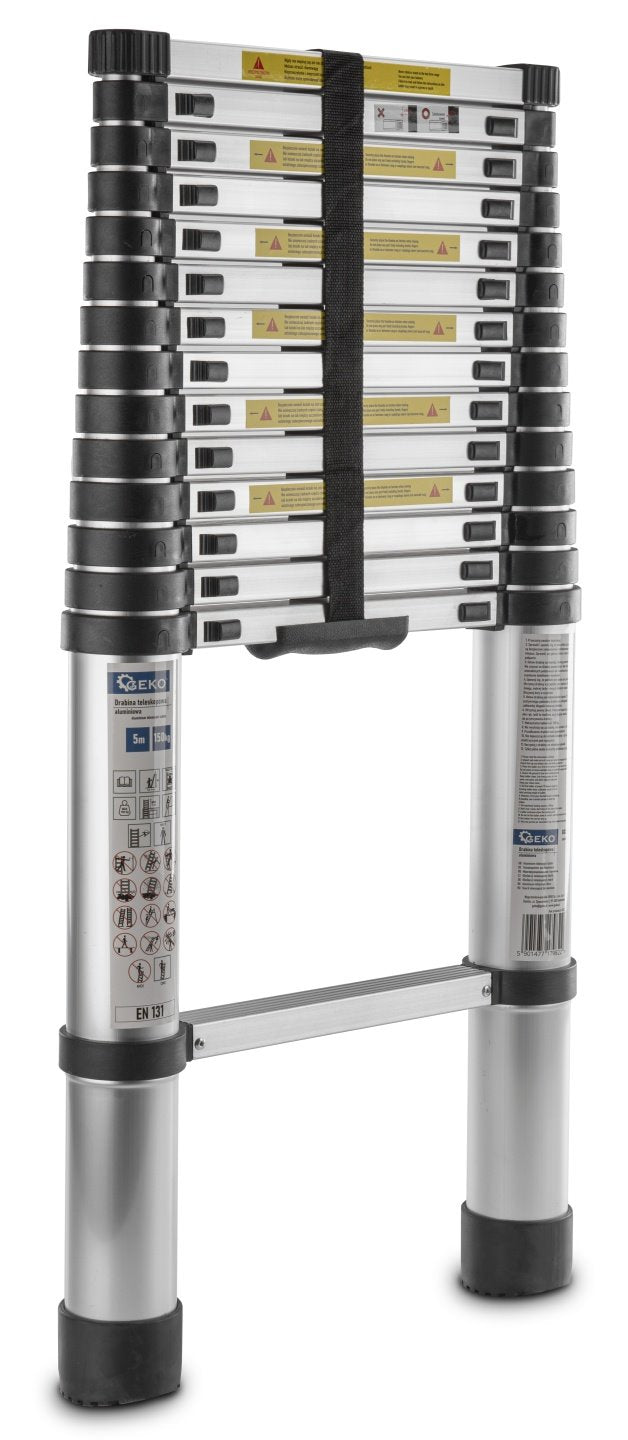 5 m telescopische aluminiumladder 150 kg