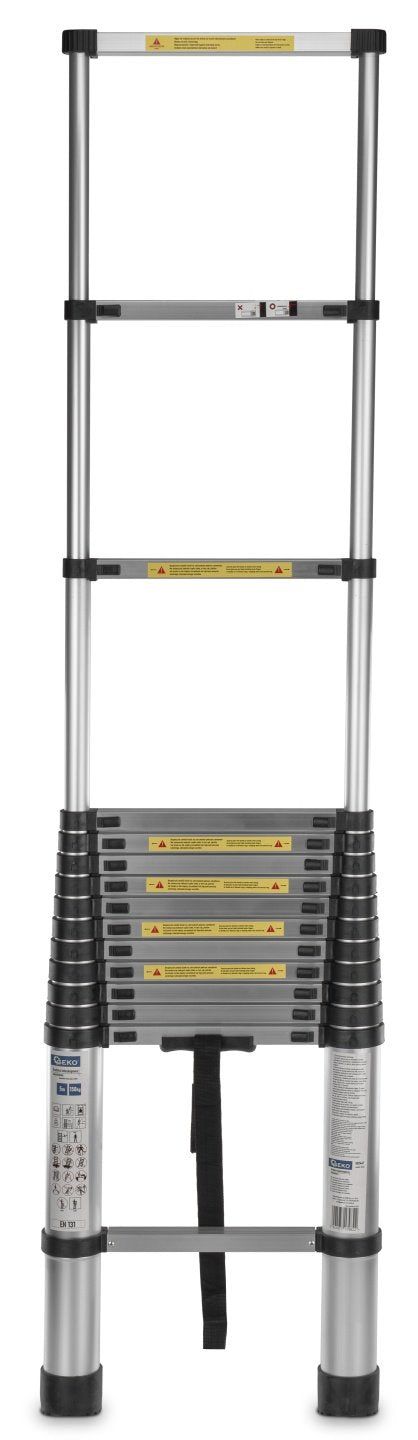 5 m telescopische aluminiumladder 150 kg