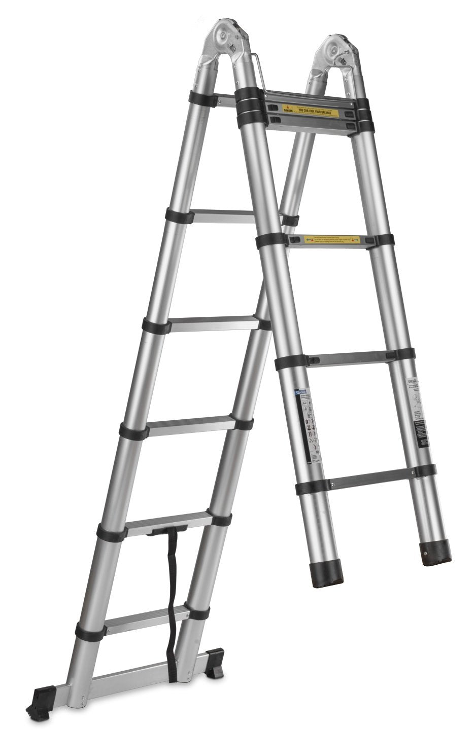 3,8 m telescopische aluminium scharnierende telescopische ladder 150 kg